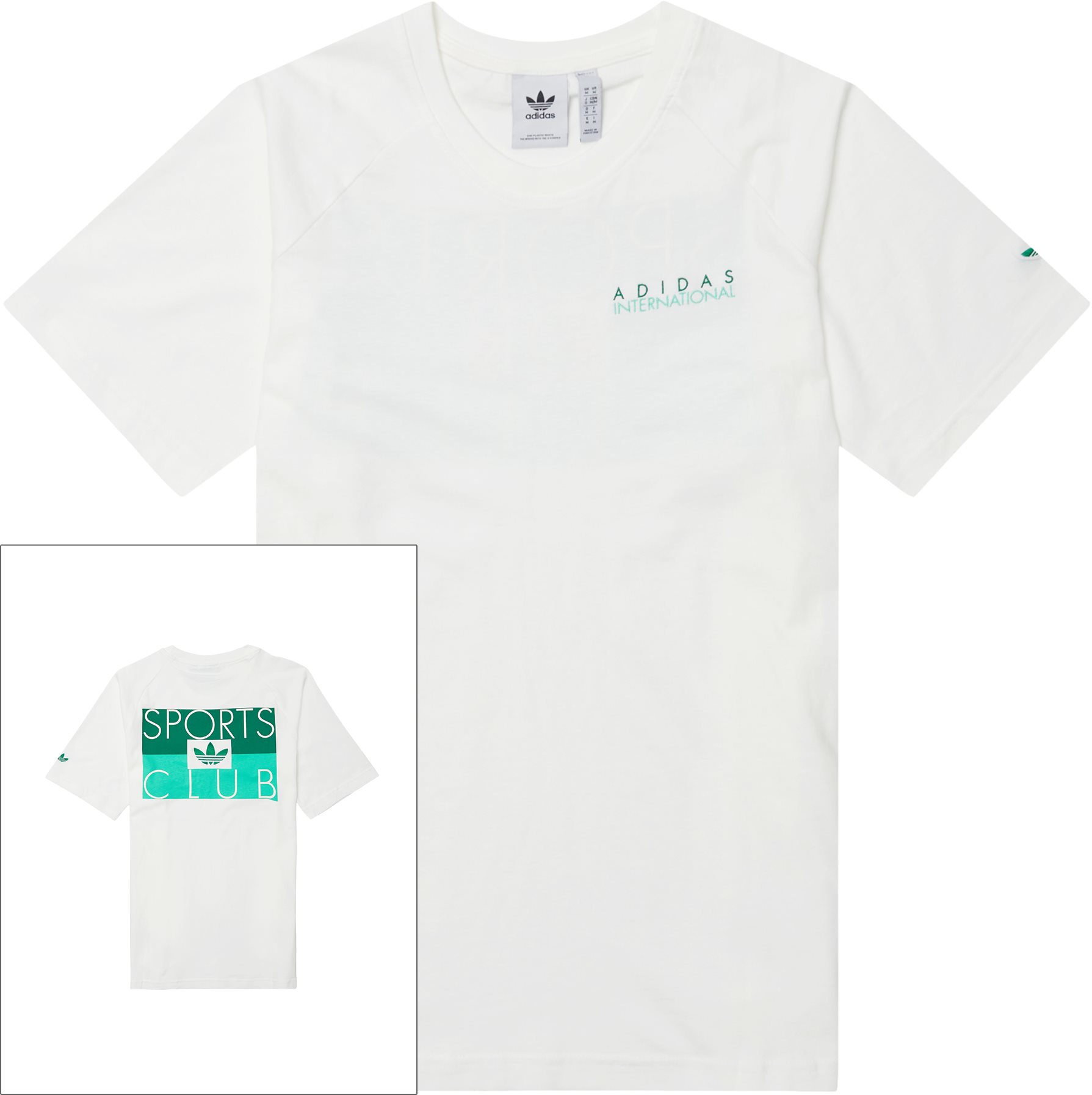 Sports Club Tee - T-shirts - Regular fit - White